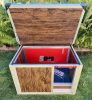 INFRA HEATED Thermo-WOODY dog house"3XL" insize