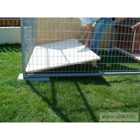 Mobile wooden flooring for kennel 1x2m